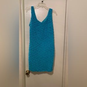 🩵 Blue Fashion Nova Reanne Textured Mini Dress